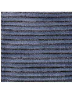 Tappeto Kuza Plain Stripe Navy: design moderno elegante con effetto seta e lucentezza naturale, perfetto per ambienti raffinati 2
