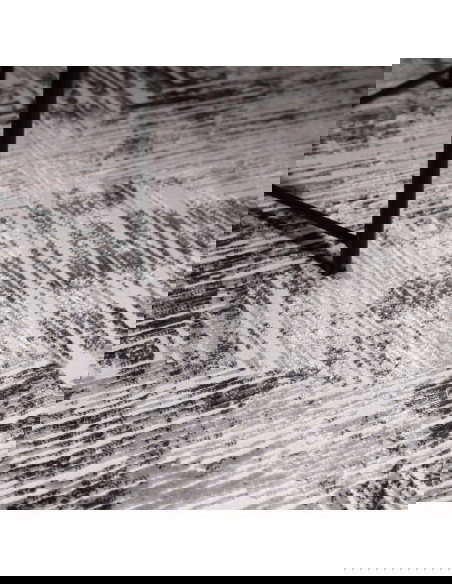 Tappeto Kuza Portrait Grey: design geometrico elegante, tappeto moderno lucido e resistente, perfetto per ambienti raffinati e