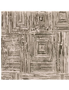 Tappeto Kuza Portrait Khaki: design geometrico elegante, materiali di qualità e effetto seta per ambienti moderni e luminosi. 2