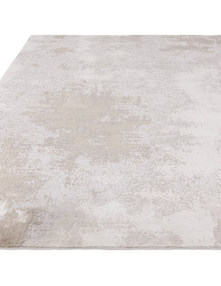 Elevate your space with the Stellar ST01 Beige/Natural, a modern luxury rug featuring a lustrous silk look and durable, easy-ca