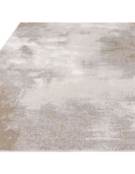 Elevate your space with the Stellar ST01 Beige/Natural, a modern luxury rug featuring a lustrous silk look and durable, easy-ca