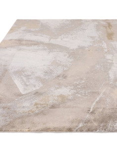 Tappeto Stellar ST02 Beige/Natural: design moderno elegante con effetto seta, luminoso e resistente, perfetto per ambienti raff 2