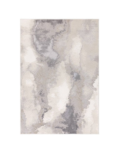 Tappeto moderno elegante Stellar ST03 Beige/Natural, effetto seta lucido, resistente e versatile, perfetto per donare luminosit