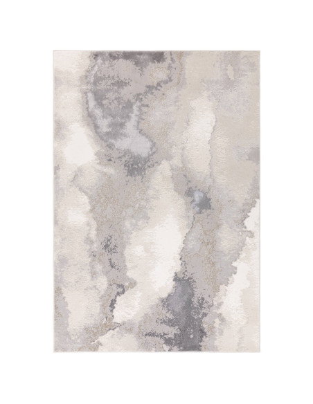 Tappeto moderno elegante Stellar ST03 Beige/Natural, effetto seta lucido, resistente e versatile, perfetto per donare luminosit