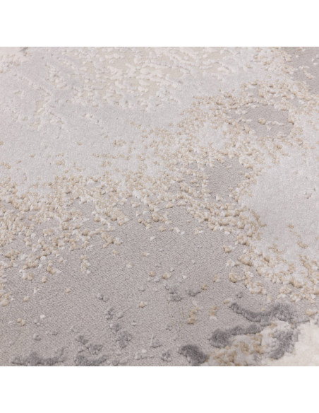 Discover the Stellar ST03 Beige/Natural rug, a modern luxury rug with a plush silk look and abstract design, perfect for stylis