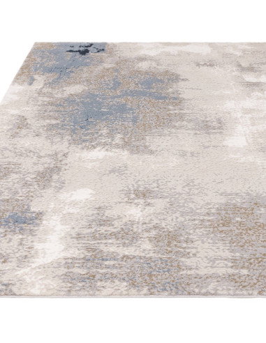 Tappeto Stellar ST05 Blue: design moderno elegante con effetto seta, materiali di qualità e facile manutenzione per ambienti lu