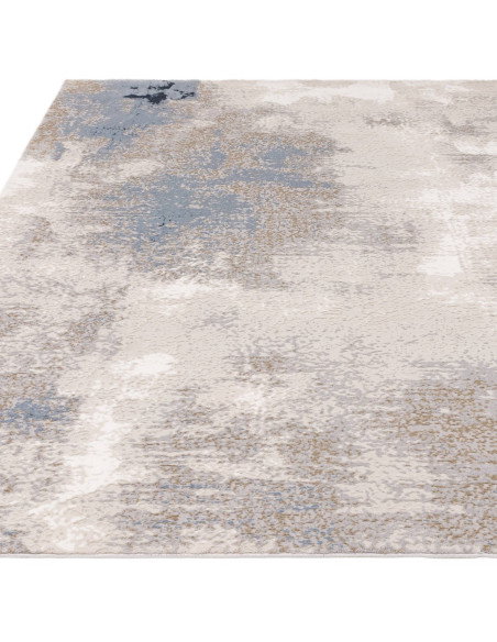 Tappeto Stellar ST05 Blue: design moderno elegante con effetto seta, materiali di qualità e facile manutenzione per ambienti lu