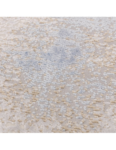Discover the Stellar ST05 Blue, a modern luxury rug with a silk look, featuring a lustrous finish and durable, stain-resistant