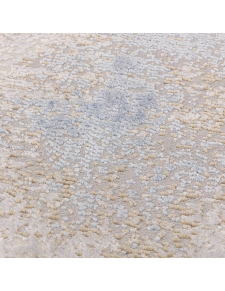 Discover the Stellar ST05 Blue, a modern luxury rug with a silk look, featuring a lustrous finish and durable, stain-resistant