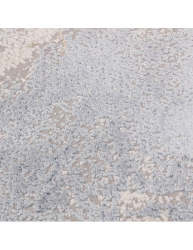Tappeto Stellar ST06 Blue: design astratto, effetto seta e finitura lucida per ambienti moderni eleganti, resistenti e facili d