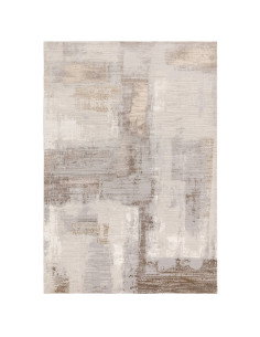 Tappeto Stellar ST07 Grey/Silver: design moderno elegante con effetto seta, luminoso e resistente, perfetto per ambienti contem