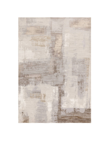 Elevate your space with the Stellar ST07 Grey/Silver modern luxury rug, featuring a lustrous silk look and durable, stylish vis