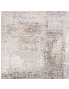 Tappeto Stellar ST07 Grey/Silver: design moderno elegante con effetto seta, luminoso e resistente, perfetto per ambienti contem 2