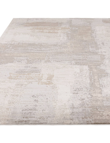 Elevate your space with the Stellar ST07 Grey/Silver modern luxury rug, featuring a lustrous silk look and durable, stylish vis