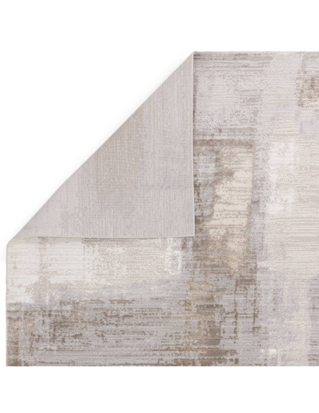 Elevate your space with the Stellar ST07 Grey/Silver modern luxury rug, featuring a lustrous silk look and durable, stylish vis