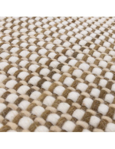 Tappeto Avalon Forest in lana naturale, design sobrio e artigianale, perfetto per un soggiorno elegante con tappeti naturali di