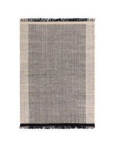 Tappeto Avalon Monochrome in lana naturale, design elegante e artigianale, perfetto per soggiorni moderni con stile e comfort.