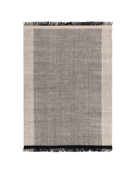 Tappeto Avalon Monochrome in lana naturale, design elegante e artigianale, perfetto per soggiorni moderni con stile e comfort.