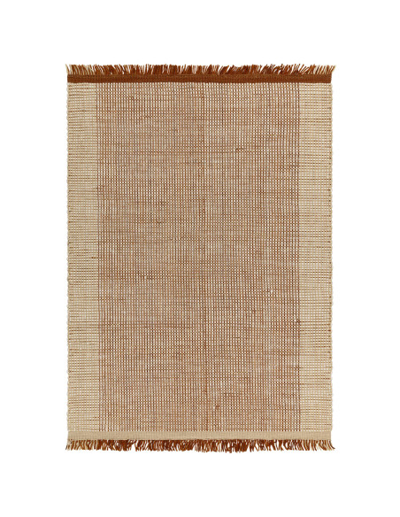 Elevate your space with the Avalon Rust natural fibre rug, featuring handwoven wool in warm rust tones for lasting softness and