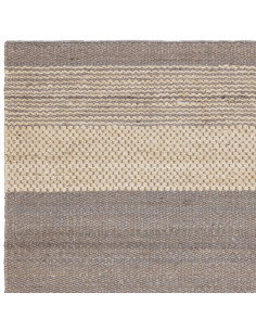 Tappeto Cedar Grey in juta naturale, design geometrico e sostenibile, perfetto per il soggiorno. Eleganza e comfort con fibre n 2