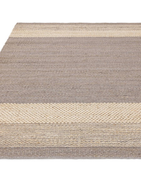 Elegant Cedar Grey handwoven jute rug with natural fibres, durable design, and eco-friendly charm—perfect for modern and minima