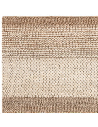 Tappeto Cedar Ivory in juta naturale, design artigianale e resistente, perfetto per un soggiorno elegante e moderno con stile e