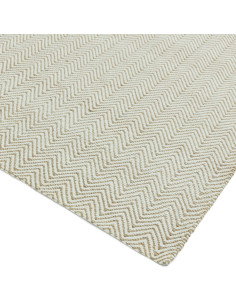 Tappeto Ives Natural in juta e ciniglia, design geometrico e naturale, perfetto per il soggiorno. Resistente, elegante e facile 2