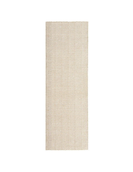 Elegant Ives Natural rug with a handwoven geometric design, crafted from durable natural fibre rugs for style, comfort, and eas