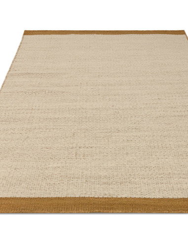 Tappeto Lima Gold in lana naturale, design artigianale perfetto per un soggiorno elegante e caldo. Scopri i migliori tappeti na