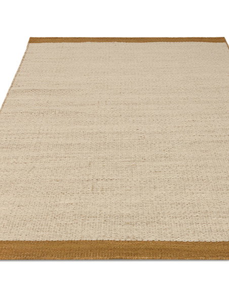 Elevate your home with the Lima Gold natural fibre rug—handwoven wool in warm tones, blending durability and timeless style for