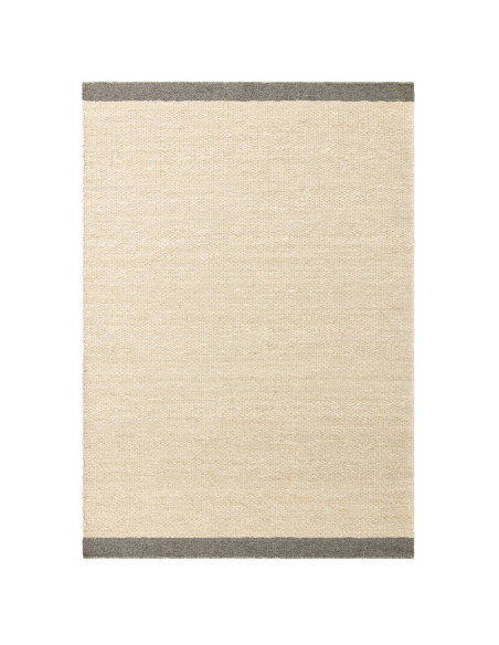 Tappeto Lima Grey in lana naturale, design elegante e sostenibile, perfetto per un soggiorno moderno con tappeti naturali desig