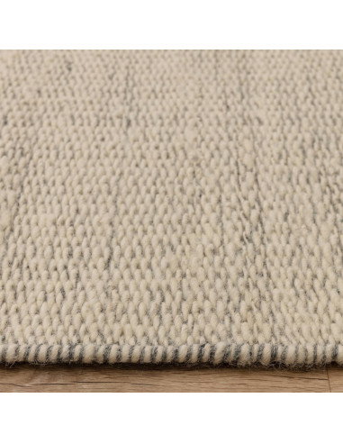 Elegant Lima Grey natural fibre rug, handwoven from 100% wool for warmth, durability, and timeless style—perfect for any modern