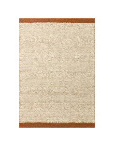 Tappeto Lima Rust in lana naturale: eleganza e comfort per il soggiorno con stile moderno e materiali naturali di alta qualità.