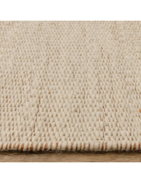 Elevate your space with the Lima Rust natural fibre rug—handwoven wool design featuring warm rust borders for timeless style an