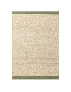 Tappeto Lima Sage in lana naturale, design artigianale e sostenibile, perfetto per un soggiorno elegante e confortevole con sti