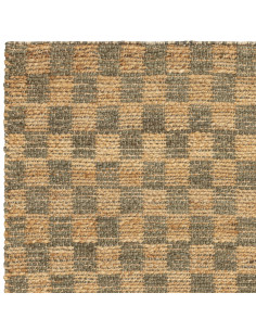 Elevate your space with the Naturi Olive Green natural fibre rug, featuring a durable jute blend and timeless geometric design 2