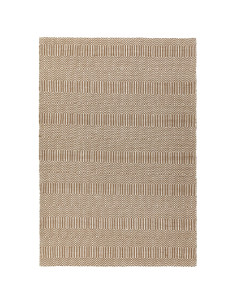 Elevate your home with the Sloan Taupe natural fibre rug, featuring a geometric design in warm taupe tones for timeless style a