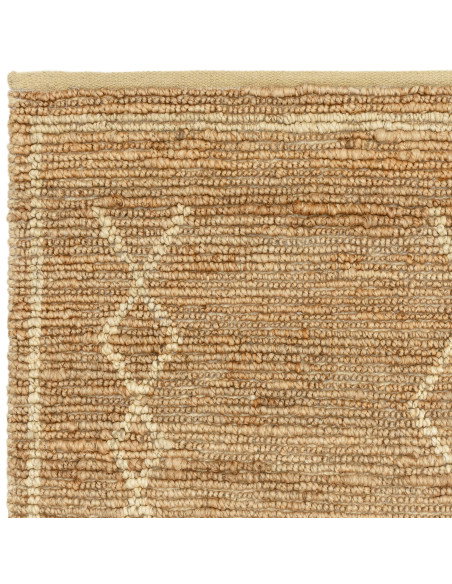Elevate your space with the Souk Natural & Blonde jute rug, featuring a durable, eco-friendly design and elegant geometric patt