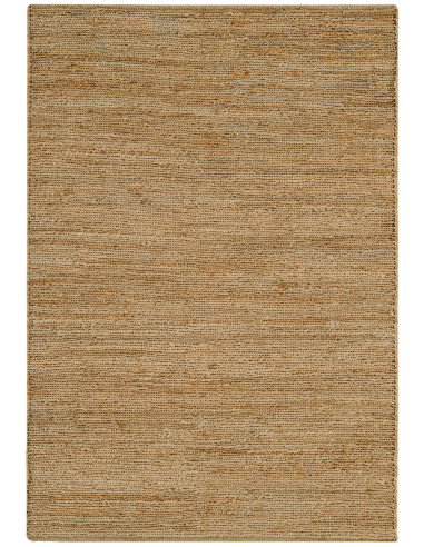 Tappeto Soumak Natural in juta, design tinta unita, resistente e sostenibile, ideale per soggiorni moderni e ambienti naturali.