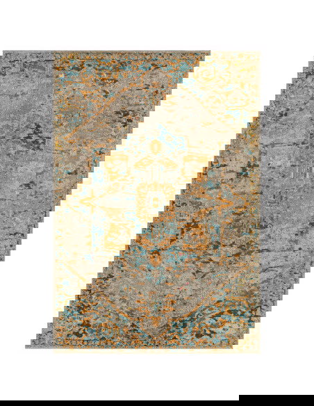 Tappeto moderno design Colores Cloud CO02 Arabesque: colore e stile per un soggiorno contemporaneo, comfort e facile manutenzio