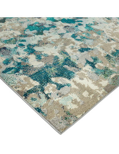 Tappeto moderno design con fantasia astratta, ideale per soggiorni contemporanei. Colori armoniosi e facile manutenzione per un