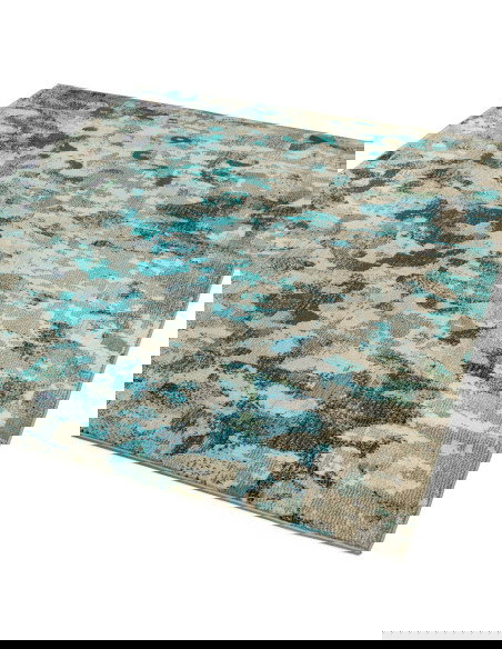 Tappeto moderno design con fantasia astratta, ideale per soggiorni contemporanei. Colori armoniosi e facile manutenzione per un