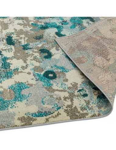 Tappeto moderno design con fantasia astratta, ideale per soggiorni contemporanei. Colori armoniosi e facile manutenzione per un