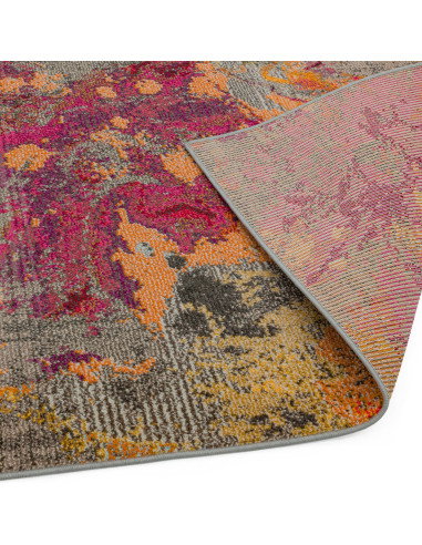 Elevate your space with the Colores Cloud CO04 Galactic, a vibrant modern colourful area rug blending bold abstract art and dur