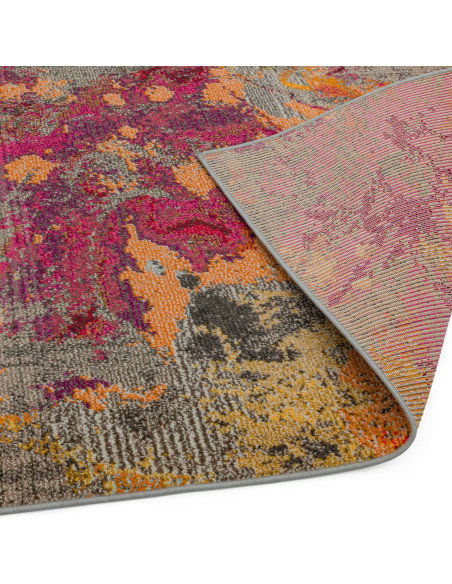 Elevate your space with the Colores Cloud CO04 Galactic, a vibrant modern colourful area rug blending bold abstract art and dur