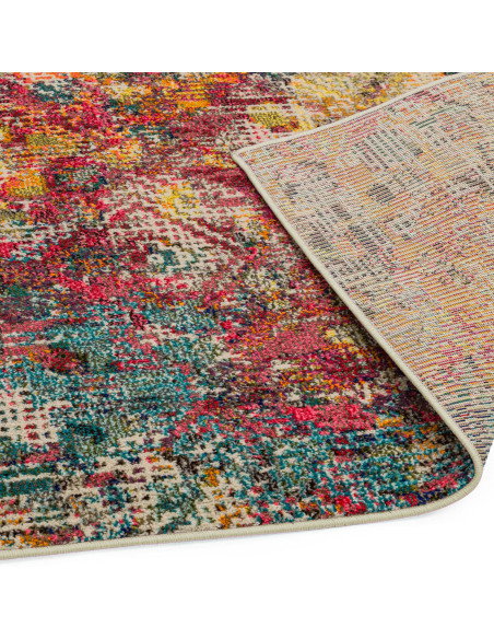 Brighten your space with the Colores Cloud CO05 Digital, a durable and vibrant modern colourful area rug perfect for stylish, l