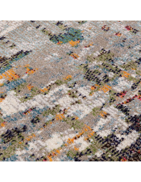 Brighten your space with the Colores Cloud Everest CO11, a durable modern colourful area rug featuring vibrant abstract designs