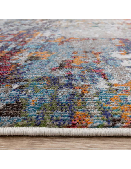 Brighten your space with the Colores Cloud Everest CO11, a durable modern colourful area rug featuring vibrant abstract designs