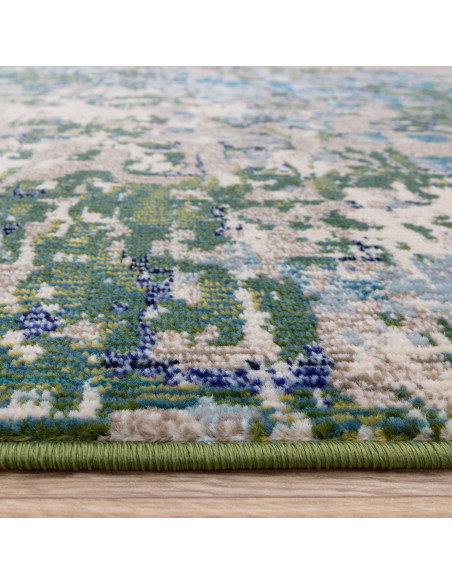 Add vibrant style to your space with the Colores Cloud Jungle CO09, a durable and stunning modern colourful area rug with an ab