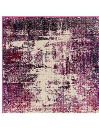 Elevate your space with the Colores Cloud Magenta CO08, a vibrant modern colourful area rug featuring a bold abstract fantasy d